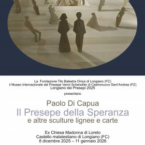 Fondazione Tito Balestra Onlus immagine dell'evento: Paolo Di Capua.  Il Presepe della Speranza e altre sculture lignee e carte